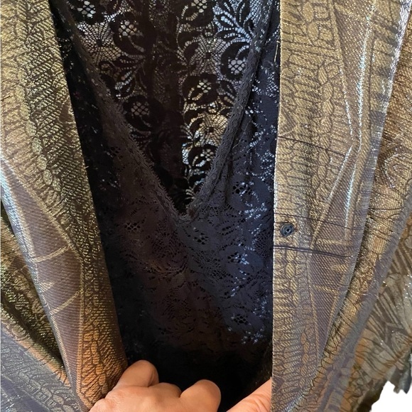 vintage 80s / 90s gold dress also inspired from the 20s very gatsby - Picture 6 of 9